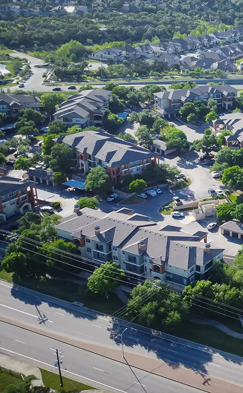 gray roof townhouse | townhome association management
